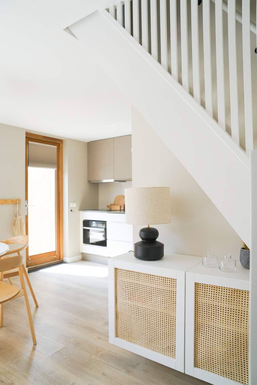 Kitchen and stairs